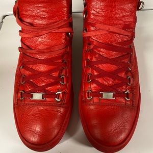 Real Red Balenciaga shoes